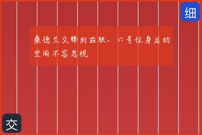 桑德兰交锋利兹联，六号位身后的空间不容忽视